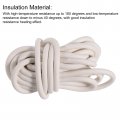 Uxcell Silicone Foam Seal Strip 8mm 0 31 Dia 5 Meters 16 41 Ft Long Sponge Rubber Weather Round Cord Solid For Diy Gasket