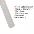 Uxcell Silicone Foam Seal Strip 8mm 0 31 Dia 5 Meters 16 41 Ft Long Sponge Rubber Weather Round Cord Solid For Diy Gasket