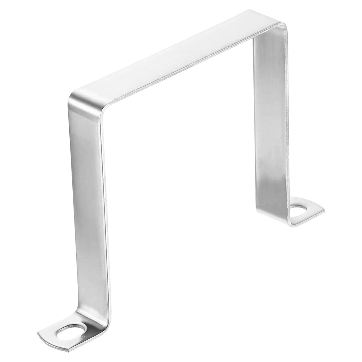 1pcs U Shaped Connector Bracket 100x100mm 304 Stainless Steel Pipe Strap Clamps For Door Shed Closed Bar Holder Strut Channel