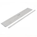 4mm X 200mm Grooving Tool Round Turning Lathe Bars Silver Tone 10 Pcs 