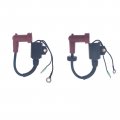 Partsrun 2pcs High Performance Ignition Coil For Yamaha Marine 10hp 15hp Outboard Engine 63v855700000 63v-85570-00-00 Zf685v 