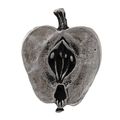 Vicenza Designs K1080 Fiori Apple Knob Large Antique Nickel 