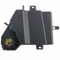 Coolant Radiator Overflow Recovery Tank Reservoir Bottle For Ford 6 0l Powerstroke V8 Aluminum Expansion Catch Can Black Finish 