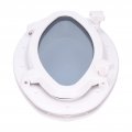 Boat Porthole White Oval Portlight Tempered Glass Opening Window For Marine Yacht Rv 16 X 8a 5 8in Abs 316 Stainless Steel 16in