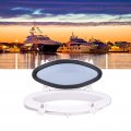 Boat Porthole White Oval Portlight Tempered Glass Opening Window For Marine Yacht Rv 16 X 8a 5 8in Abs 316 Stainless Steel 16in