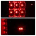 Acanii For 2007-2013 Chevy Silverado 1500 2500 3500hd Black Led Tail Lights Brake Lamps Replacement Pair Left Right