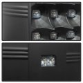 Acanii For 2007-2013 Chevy Silverado 1500 2500 3500hd Black Led Tail Lights Brake Lamps Replacement Pair Left Right