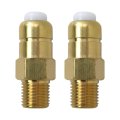 2x 678169004 Brass Pressure Washers Replacement Thermal Release Valve Fits For Most Standard Washer With 1 4 Inch Holes 
