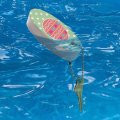 Graphics More Cute Easter Egg Pink With Hearts Floating Keychain Oval Foam Fishing Boat Buoy Key Float