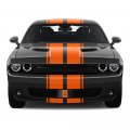 Ipick Image For Dodge R T 3d Logo In Orange On Stripe Black Carbon Fiber Look Premium Stainless Steel License Plate Design And
