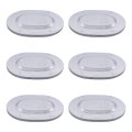 6pcs Trunk Floor Pan Drain Plug Cover For 1962-1981 Gm Vehicles Skylark Riviera Calais Deville Eldorado Chevelle Lemans Nova 
