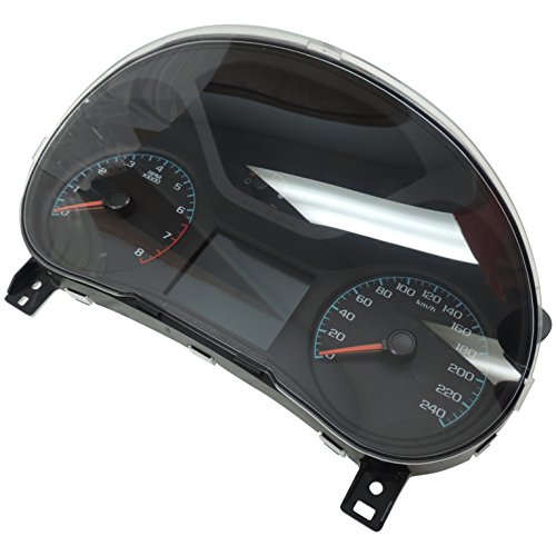 23231648 Instrument Cluster Speedometer Blue Dial Trim Kph 2015 Chevy Colorado