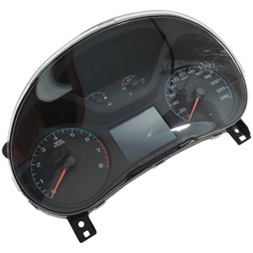 23231648 Instrument Cluster Speedometer Blue Dial Trim Kph 2015 Chevy Colorado