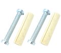 2 Pack Motorcycle Steel Baffles With Packing Baffle Diameter 1 85
