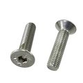 10 Mm X 25 Stainless Steel Flat Head Metric Socket Cap Screws Pack Of 12 
