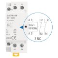 Baomain Ac Contactor 32a Pole Normally Closed Universal Circuit Control 35mm Din Rail Mount Ce Listed 2nc Bct-32 02 Ac 24v