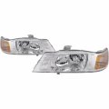 Headlightsdepot Driver Passenger Headlight Set For 99-04 Honda Odyssey Capa Certified 