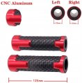 Emlevo For Kawasaki Zx6 Zx6r Zx 6r Zx6rr 2004-2020 Motorcycle Anti-skid Handlebar Hand Rubber Grips Handle Bar Ends Cap Plug 7