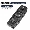 X Autohaux 68234092ac Front Left Driver Side Car Power Window Switch For Chrysler Pacifica 2017-2022 Voyager 2020-2022