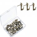 30 Pieces 20 Lbs Pin Hooks Push Hangers Metal Picture Hanging Nails For Home Office Wooden Or Fabric Wall Bronze 