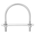Round U-bolts 4 Sets 65mm 2 56 Inner Width 83mm Length M6 304 Stainless Steel U Clamp Bolt With Nuts And Plates For Boat 