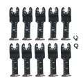 10 Pcs Oscillating Multitool Blades Metal Cutting Set Universal Saws Multi-purpose Blade Includes 1-1 4 Japanese-teeth And