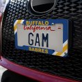 Buffalo Sabres Jersey License Plate Tag Frame
