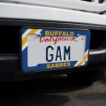 Buffalo Sabres Jersey License Plate Tag Frame