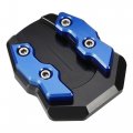 Uxcell 1 Set Aluminum Alloy Motorcycle Kickstand Plate Pad For Honda Adv-160 2022 Motor Bike Extension Foot Support With Wrench