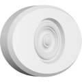 Ekena Millwork Rosp080x053x100dal03-case-2 Standard Dalton Bullseye Rosette With Beveled Edge 8 W X 5 4 H 1 P 2-pack 
