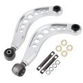 Silver Adjustable Camber Control Arms Aluminium Alloy For Honda Civic 2006-2015
