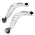 Silver Adjustable Camber Control Arms Aluminium Alloy For Honda Civic 2006-2015