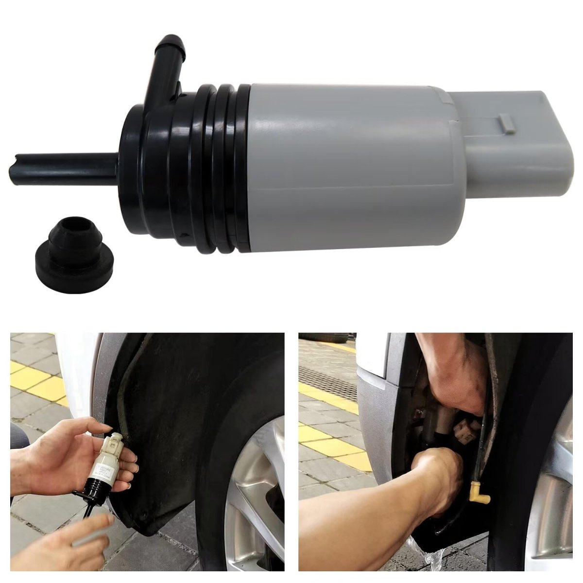 Windshield Washer Pump For Bmw 750li 2006 2008 Replaces Part 67127302589 And 67126934159