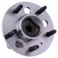 Ocpty New Wheel Hub Bearings Rear 5 Lugs W Abs Compatible For Pontiac Chevrolet Oldsmobile Cadillac Buick 1991-2005 With Oe
