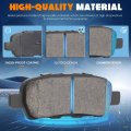 8pcs Rear And Front Ceramic Brake Pads Fit For Nissan Altima 2002-2013 350z 2003-2005 Infiniti G35