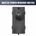1 Pcs Front Right Side Door Window Switch For Chevrolet Colorado 2015-2022 23436336 Plastic Metal Black