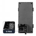 1 Pcs Front Right Side Door Window Switch For Chevrolet Colorado 2015-2022 23436336 Plastic Metal Black