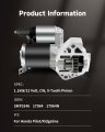 Ocpty Smt0246 Starter Fit For Auto And Light Truck Honda Pilot 3 5 2006 2007 2008 Ridgeline 5l M0t15571 M0t15571zc