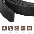 Uxcell U Channel Edge Trim 6 6ft Length Rubber Guard Seal Strip Protector Flat Type Fit For 0 5-1mm 13 64 W X 15 32 H Black