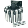 Ttc R8-rot 12 Pc 1 3 4 X 16ths 7 8 R8 Round Collet Set W R8 Rack 