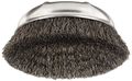 Weiler 36037 Vortec Pro 6 Crimped Wire Cup Brush 020 Steel Fill 5 8 -11 Unc Nut 