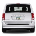 Ipick Image Made For Dodge Grand Caravan 3d Embossed Letters On Mirror Chrome Metal License Plate Frame