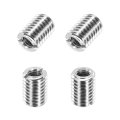 4pcs 12mm 316 Stainless Steel Reducing Nut M10x1 5 Male To M6x1 Female 