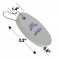 Graphics More Tcu Horned Frogs Floating Keychain Oval Foam Fishing Boat Buoy Key Float