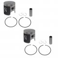 Namura Nw-20000-2 2 Piston Kits For Kawasaki 1986-1996 650 Sx X2 Ts Sc 020 Over Bore 76 5mm 