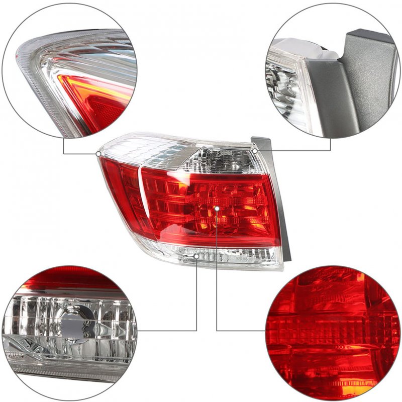 Tail Light Brake Lamps Rear Driver Outer Side Replacement For 2011 2012 2013 Highlander