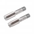 Uxcell Metric Hand Tap M18 Thread Pitch 4 Straight Flutes H2 Alloy Tool Steel Bottom Er Screw Tap Set Tapping Tools For