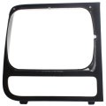 Headlight Door Bezel Pair For Jeep Cherokee 1998 1999 2000 2001 Limited Classic Models Gloss Black Replaces Ch2512156 Ch2513156 