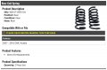 Rear Coil Spring 2 Piece Set Compatible With 2007-2016 Gmc Acadia