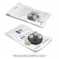 Ipick Image For Chevrolet Impala In White On Shining Silver Aluminum Tire Valve Stem Caps